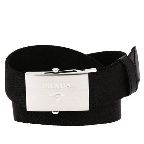 cintura prada uomo tessuto|Prada Cintura Con Triangolo Intessuto .